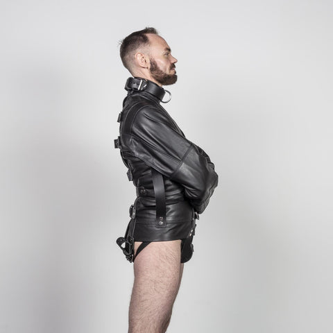 Custom Leather Straitjacket - Fetters