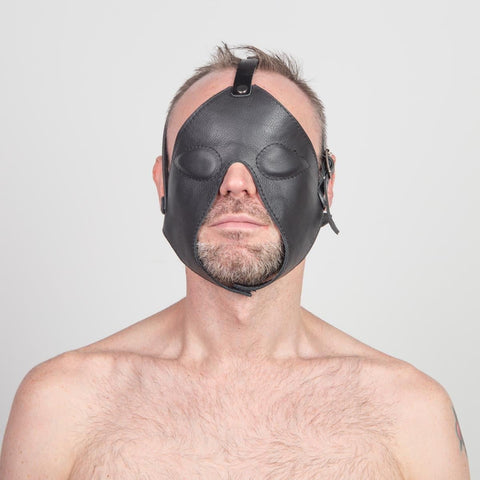 Leather Face Cover - No Eyes - Fetters