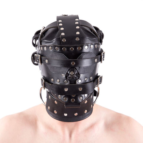 Leather Sci-Fi Hood - Fetters