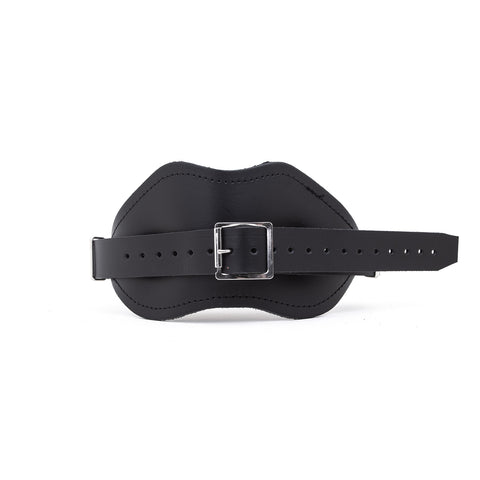 Leather Wedge Gag - Front Buckle