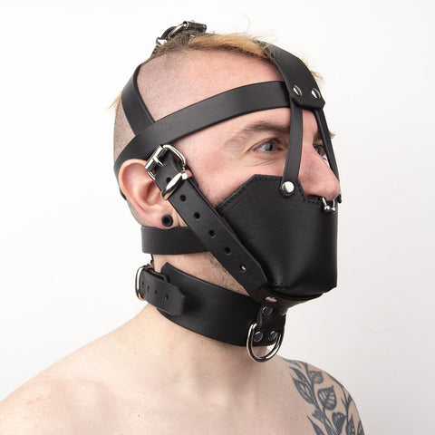 Padded Leather Muzzle - Fetters