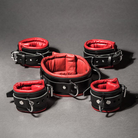 Padded Leather Restraint Set - Fetters