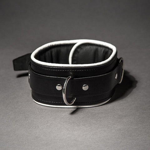 Piped Leather Collar - Fetters