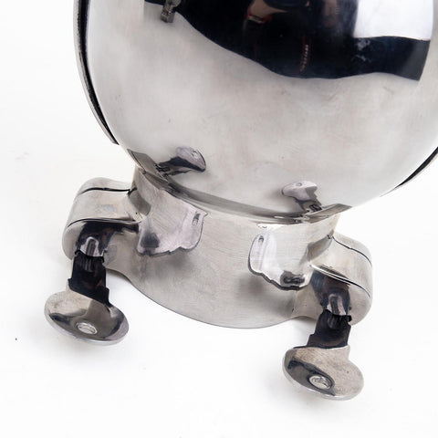 Stainless Steel Ball Mitts - Snap Shut Locks & Grab Handle - Fetters