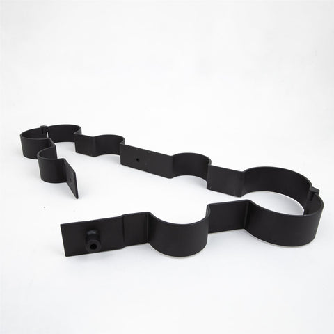 Steel wrist to ankle spreader, Black - Fetters