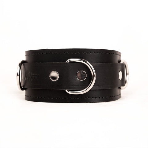 Classic Leather Restraint Set - Collar, Wrist and Ankle Cuffs