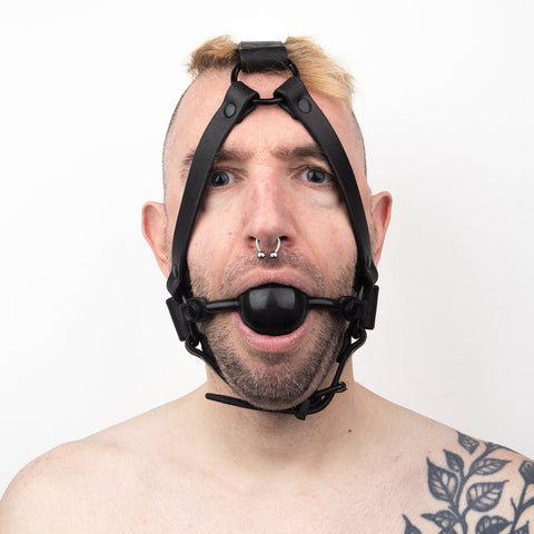 Ball Gag Head Harness - Fetters