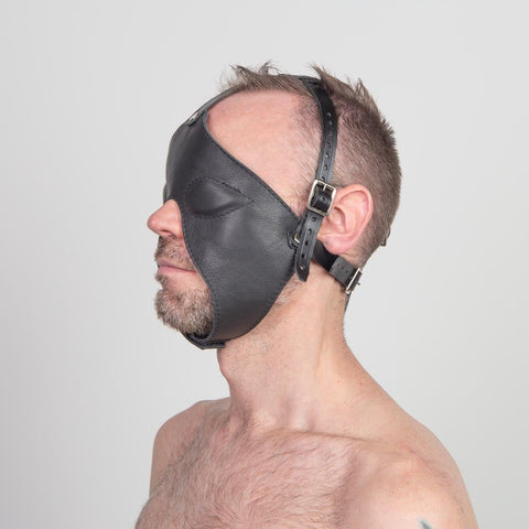 Leather Face Cover - No Eyes - Fetters
