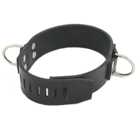 Leather Slot Collar - Fetters