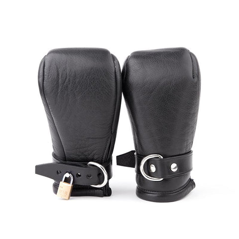 Padded Leather Fist Mitts - Fetters