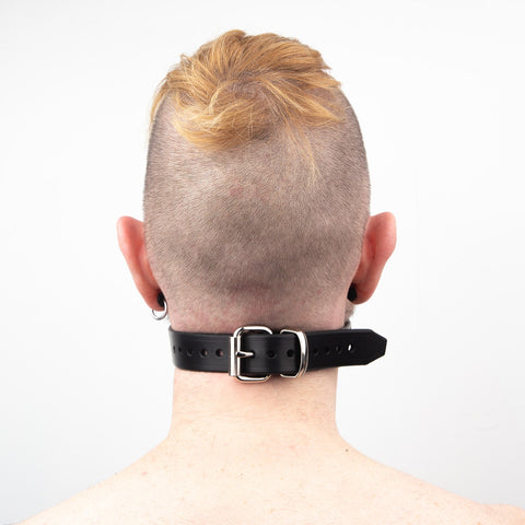 Rubber Ball Gag - Leather Strap - Fetters